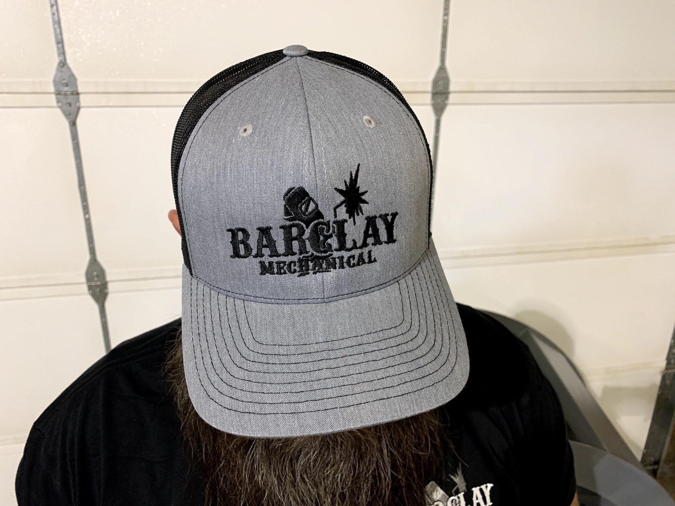 Barclay Mechanical Grey Trucker Hat